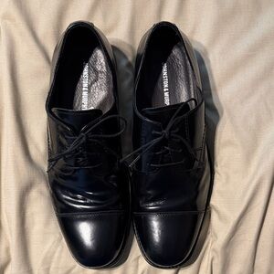 Johnston & Murphy Glossy Black Oxfords